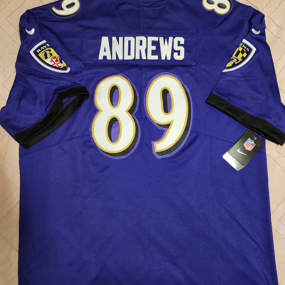 Mark Andrews #89 Baltimore Ravens Mens Jersey Size XL Purple/Black